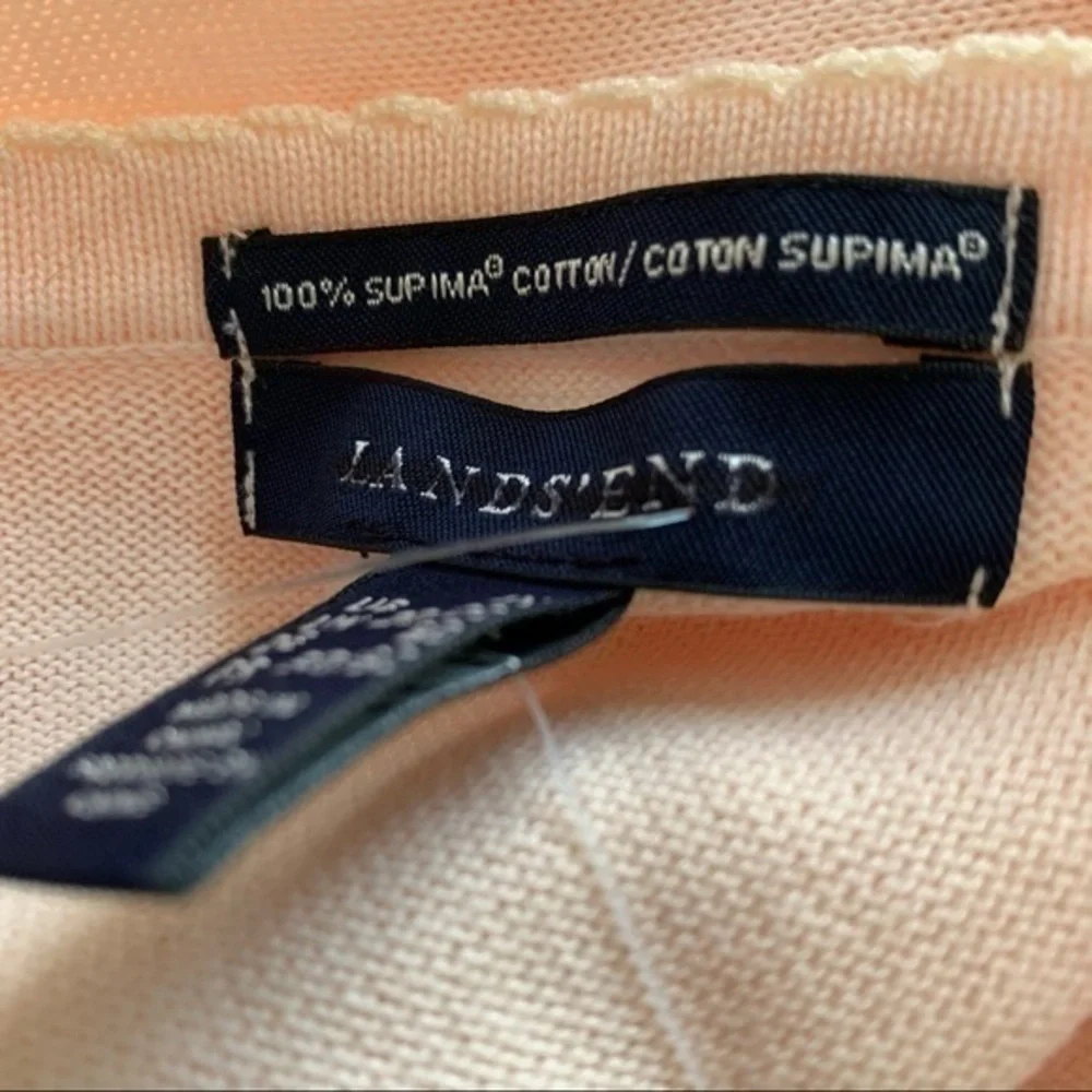 Lands End size 1X pale pink knit top - Picture 9 of 9